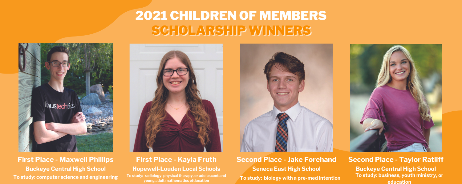 2021 Children Of Members Scholarship Winners