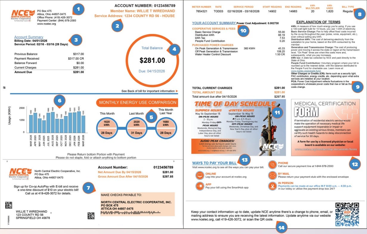 NCE Bill Design